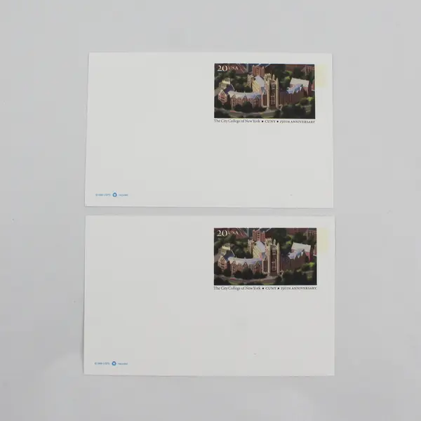 Lot Of 5 USPS 1996 CUNY 150th New York 20c Stamp Postal Cards