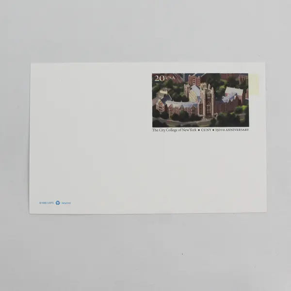 Lot Of 5 USPS 1996 CUNY 150th New York 20c Stamp Postal Cards