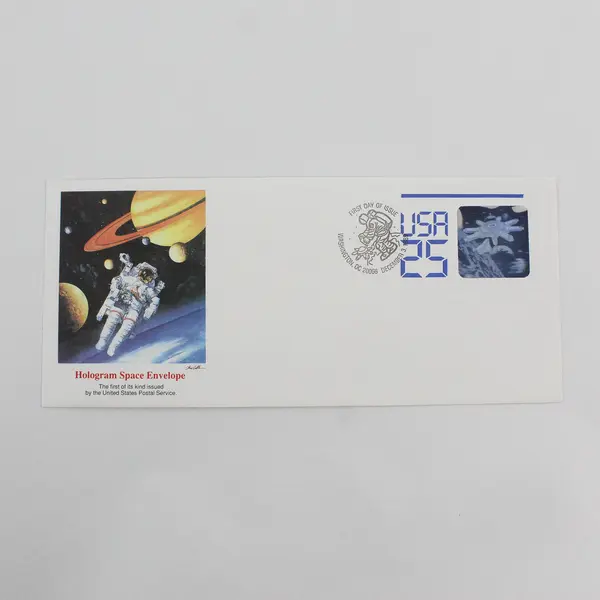 1988 Space Hologram 25c Fleetwood FDC First Day Cover Envelope