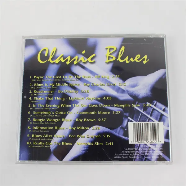 Classic Blues CD Sealed B.B. King Memphis Slim Lightnin' Hopkins Roy Milton