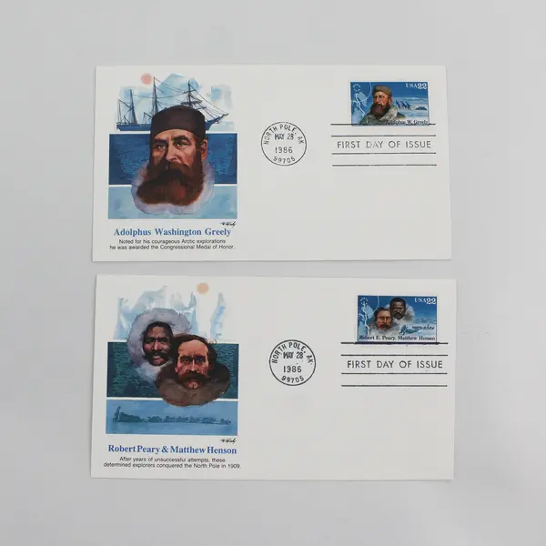 Set Of 4 Polar Explorer 1986 SC #220-23 First Day Covers Fleetwood Cachet