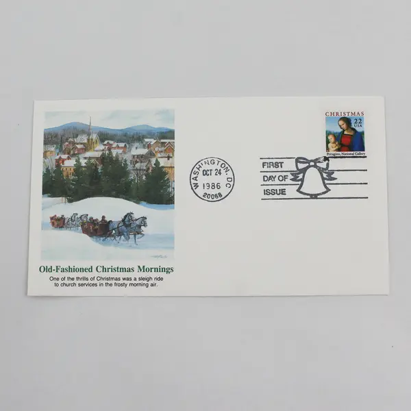 Set Of 3 Christmas Stamp SC #2244-45 1986 First Day Covers Fleetwood Cachet