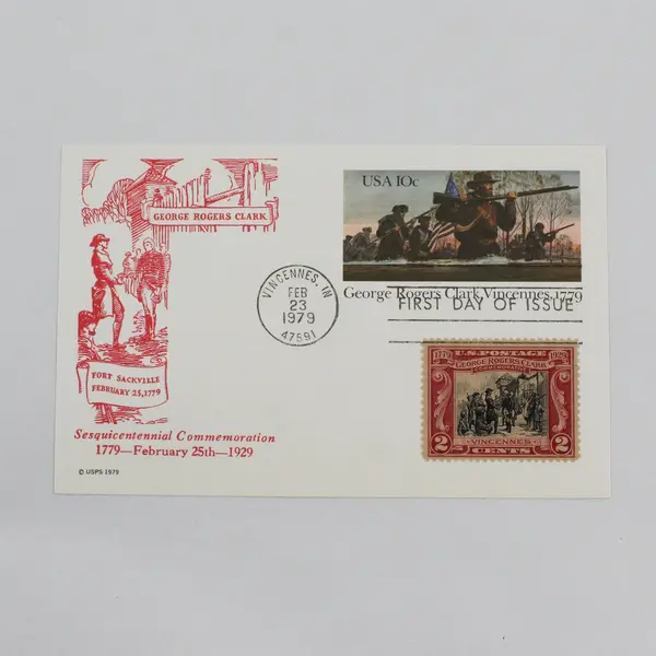 1979 Fleetwood Golden Jubilee First Day Cover 1261/5000 George Rogers Clark 