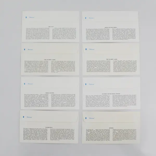 Lot Of 8 Yugoslavia 1984 Olympics First Day Covers Fleetwood Cachet 