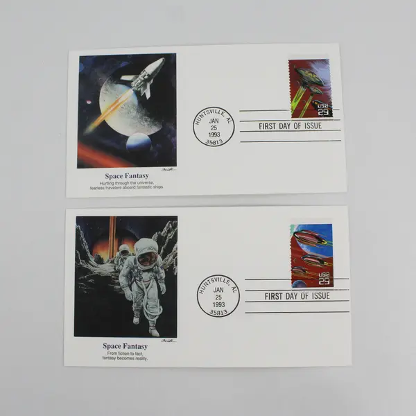 Lot Of 5 Space Fantasy Stamps SC #2741-45 1993 Fleetwood First Day Covers