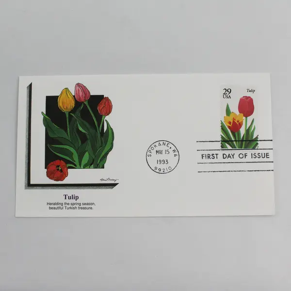 Set Of 5 Garden Flowers Stamps SC # 2760-64 1993 Fleetwood First Day Covers