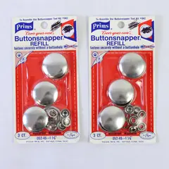 Lot of 2 Prym Buttonsnapper Refill Sets 052-45 1 1/8" New