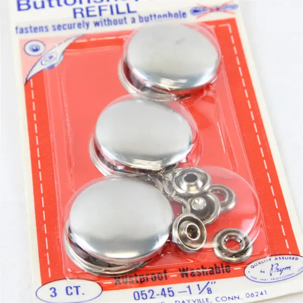 Lot of 2 Prym Buttonsnapper Refill Sets 052-45 1 1/8" New