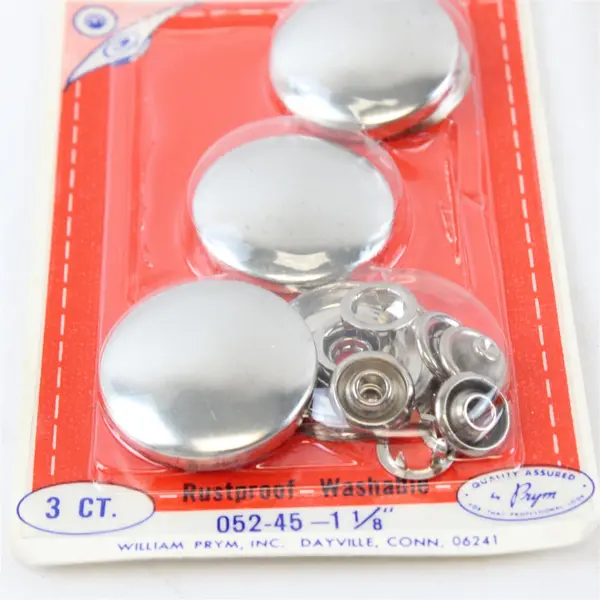 Lot of 2 Prym Buttonsnapper Refill Sets 052-45 1 1/8" New