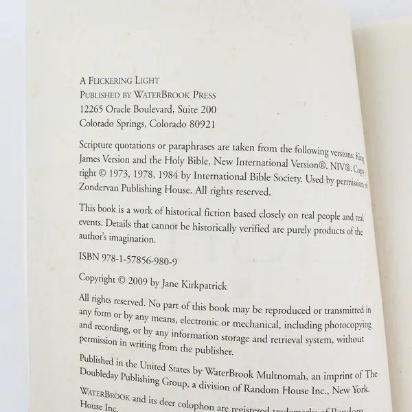 A Flickering Light Jane Kirkpatrick Paperback Historical Fiction