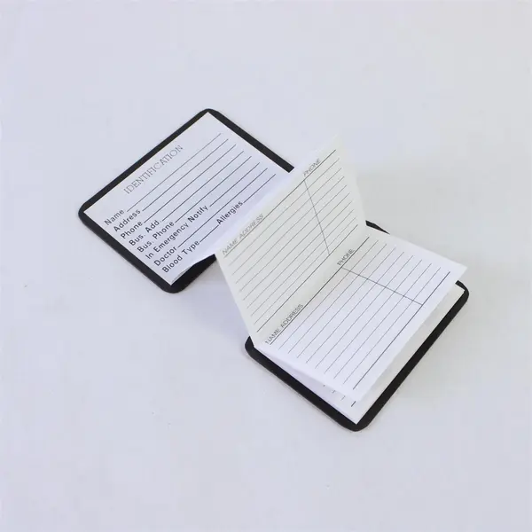 Magnetic Credit Card Size Address Book Compact Portable