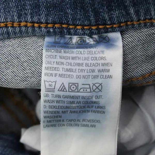 D & Co. Medium Wash Distressed Denim Pants Women's Size 20WP