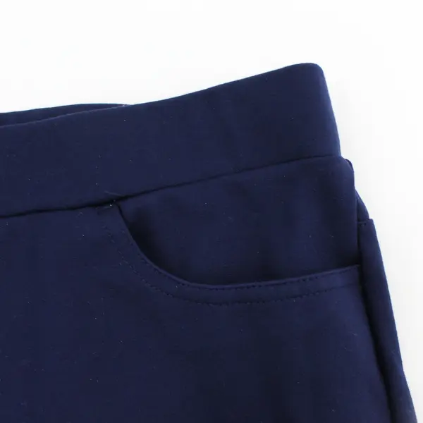 Susan Graver Navy Blue Pull-On Pants Women's 2XP