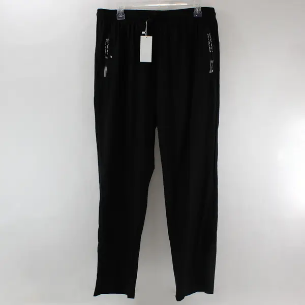 Stretch Active Black Joggers Women's 2XL Short