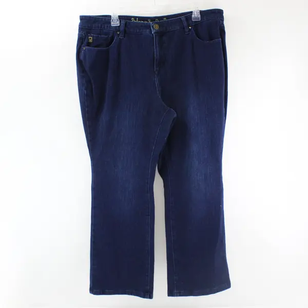 Belle Kim Gravel Dark Wash Jeans Women's Size 20WP