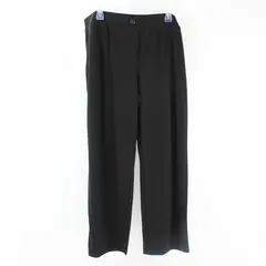 Susan Graver Solid Black Pull-On Pants Button Detail Women's XLP