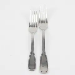 Hampton Silversmiths HSV18 18/10 Stainless Salad & Dinner Fork 2-Piece Set