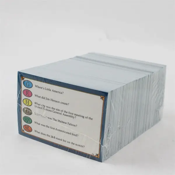 Vintage Trivial Pursuit Master Game Genus Edition 1981 Shrink Wrapped Cards