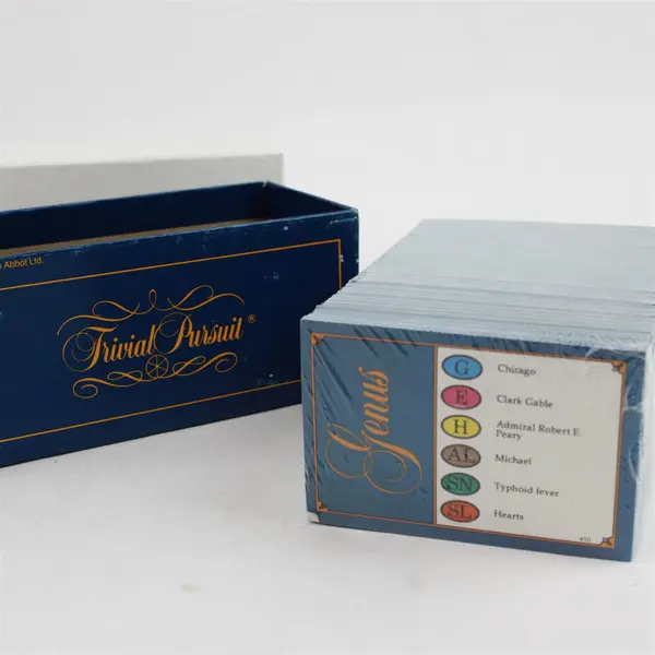 Vintage Trivial Pursuit Master Game Genus Edition 1981 Shrink Wrapped Cards