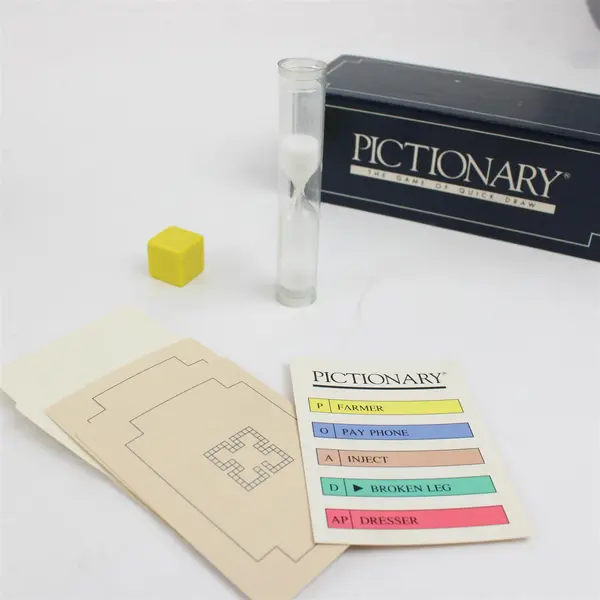 Vintage 1980s Pictionary 1st Edition Board Game