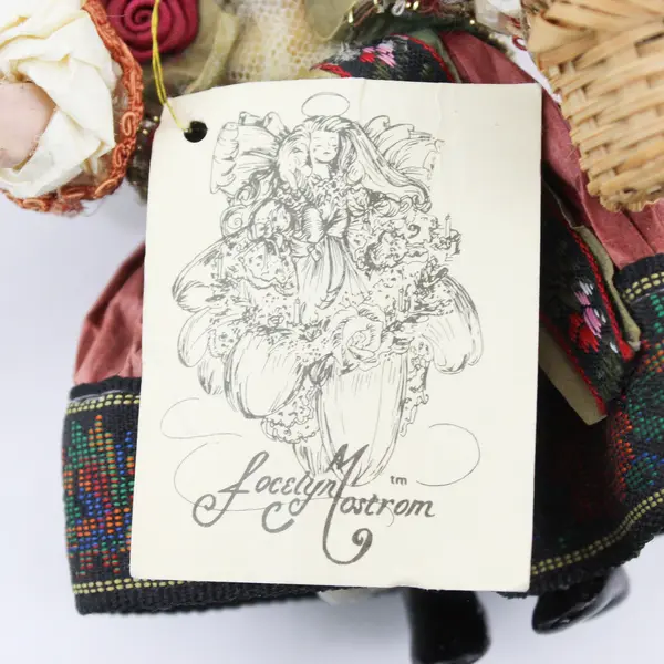 Vintage Kurt S. Adler Jocelyn Mostrom 5in Porcelain Doll Ornament Collectible