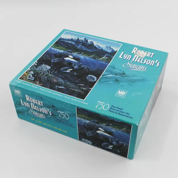 Milton Bradley 2000s Vintage Robert Lyn Nelson's Seascapes 750 Piece Puzzle