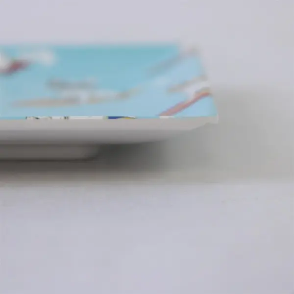French Bulldog Surfing Melamine Small Serving Tray 8x5in Pre-Owned