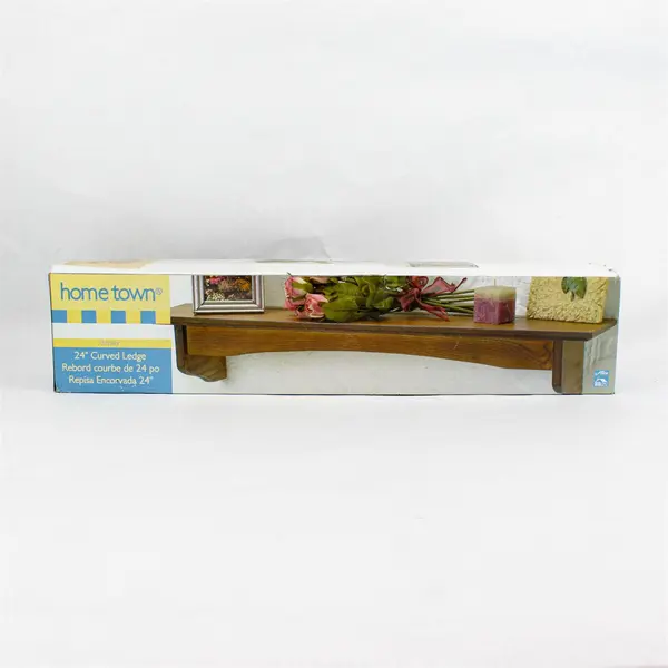 Alco Industries Home Town 24in Curved Ledge Shelf Open Box