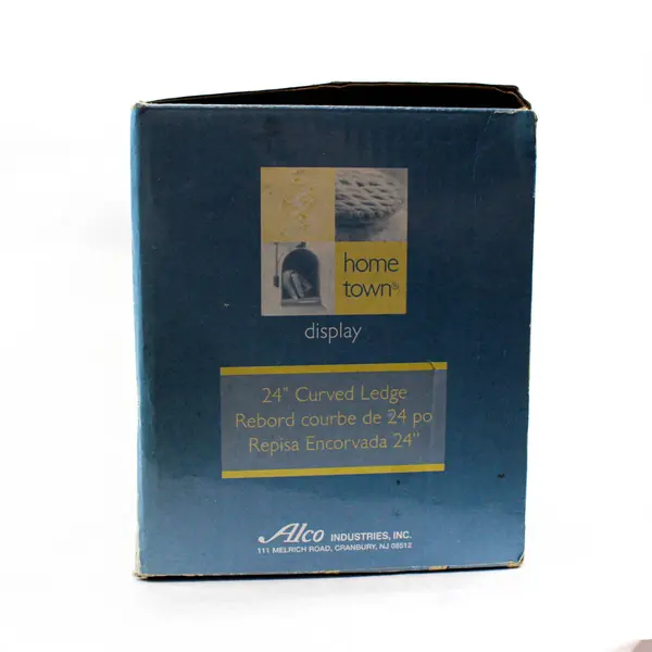 Alco Industries Home Town 24in Curved Ledge Shelf Open Box