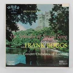 The Splendor of Sacred Song Frank Boggs 2LP Word WST 8033/2-LP