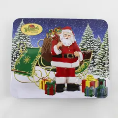 Whitman's Empty Chocolate Tin Santa And Sleigh With Gifts
