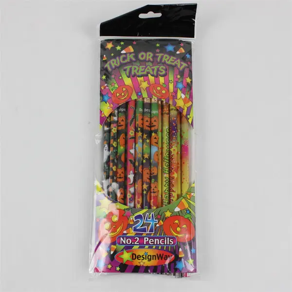 DesignWay Trick or Treat Halloween 24 No. 2 Pencils New