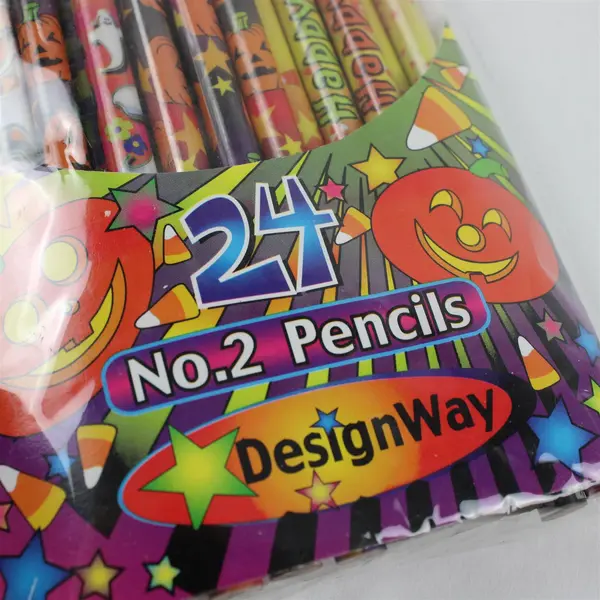 DesignWay Trick or Treat Halloween 24 No. 2 Pencils New