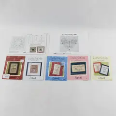 Lot of 7 Lizzie Kate Just Nan Cross Stitch Patterns