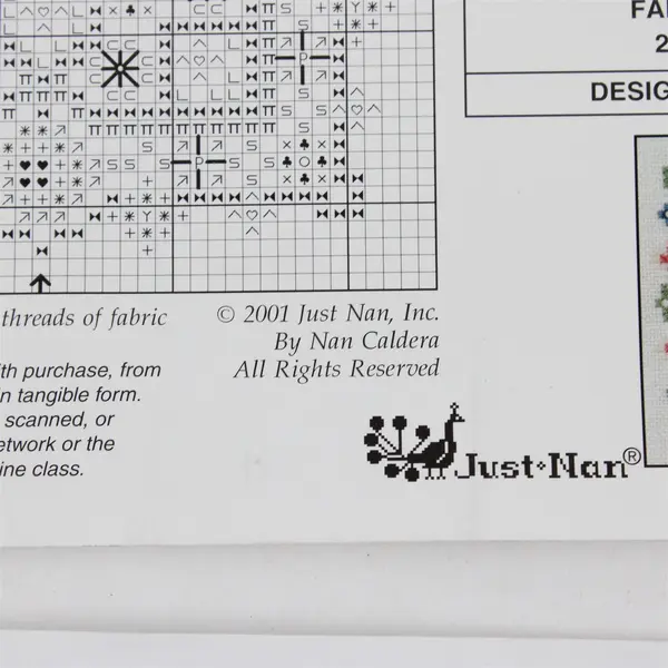 Lot of 7 Lizzie Kate Just Nan Cross Stitch Patterns