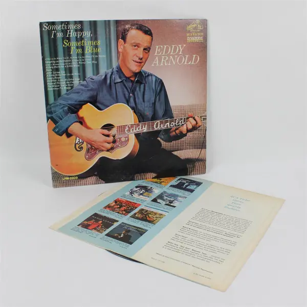 Eddy Arnold Sometimes I'm Happy Sometimes I'm Blue Mono LPM-2909 12" Vinyl LP