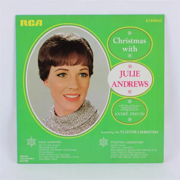 Christmas with Julie Andrews 12" Vinyl Record RCA 1969