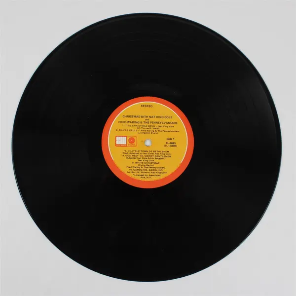 Christmas with Nat King Cole / Fred Waring - 12" Vinyl Record