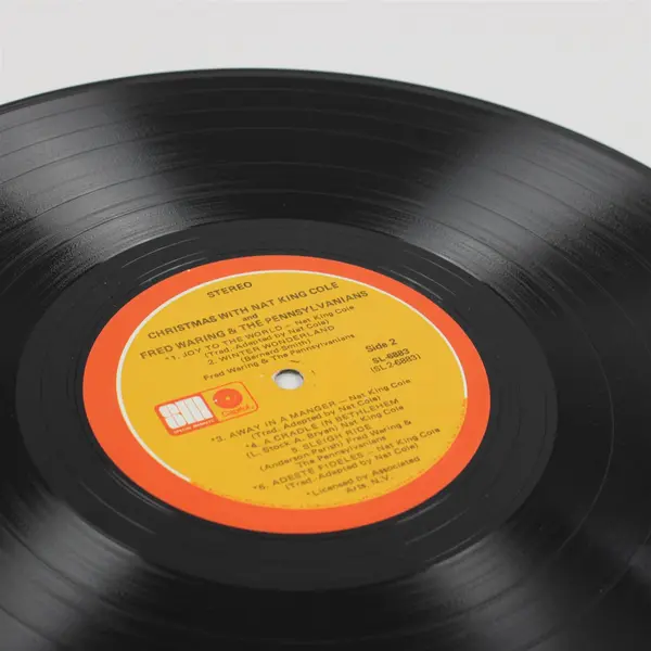Christmas with Nat King Cole / Fred Waring - 12" Vinyl Record