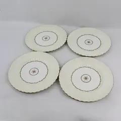 Set of 4 Vintage Minton Legacy Cream Dinner Plates 10.5"