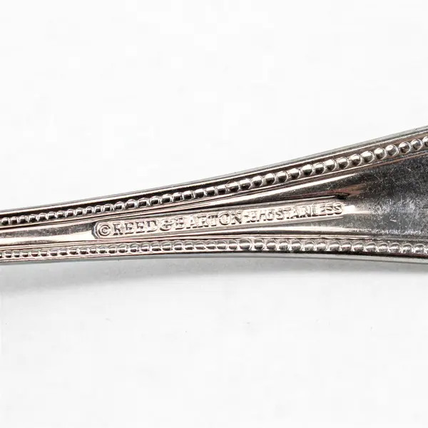 Lot of 5 Reed and Barton Place Spoons Whitley Pattern Stainless Steel Flatware