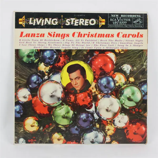 Lanza Sings Christmas Carols  12" Vinyl Record