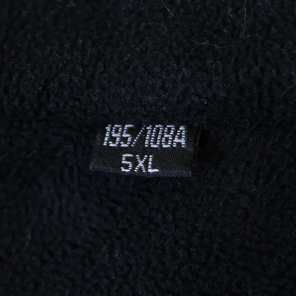 Unbranded Women's Black Fleece Vest Full Zip Pockets Size 5XL