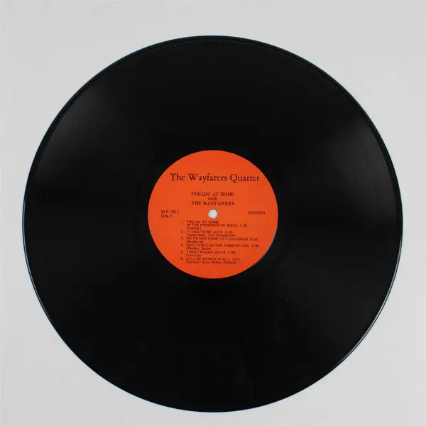 The Wayfarers Quartet Feelin' At Home 12" Vinyl LP Record