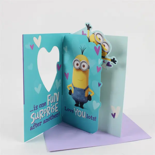 Hallmark Despicable Me Minions Valentine's Day Card for Grandson UNUSED