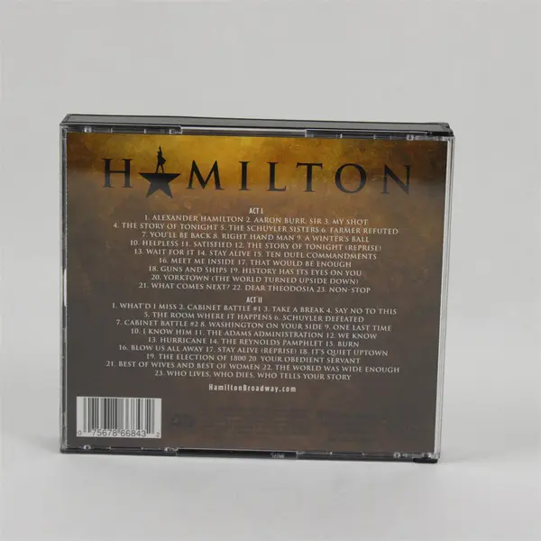 Hamilton Musical Original Broadway Cast Recording Double CD w/ Booklets 2015 