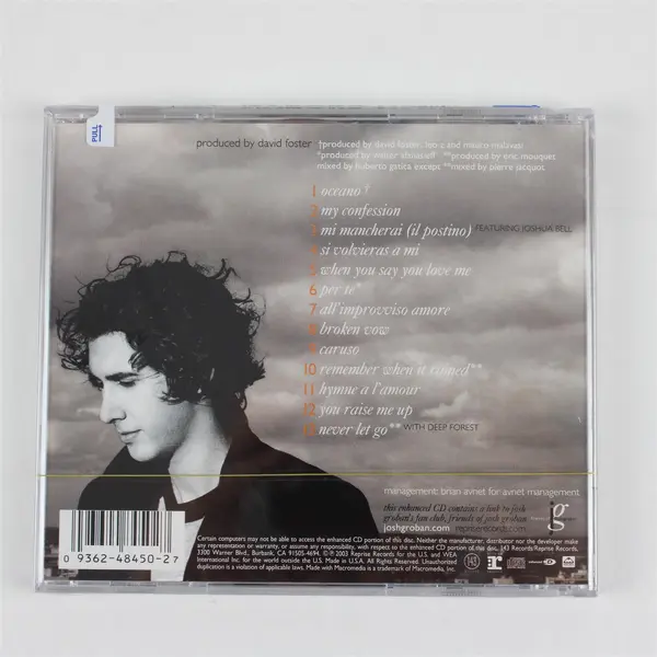 Josh Groban Closer CD 2003 Studio Album New