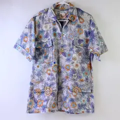 Liberty House Hawaii Men's Vintage Purple Hawaiian Short Sleeve Shirt 