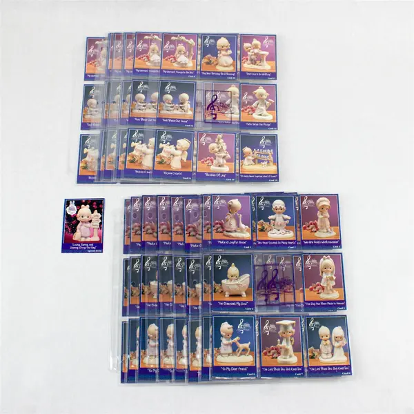 Lot of 8 Complete Precious Moments Trading Card Sets 15 Years Sweet Memories