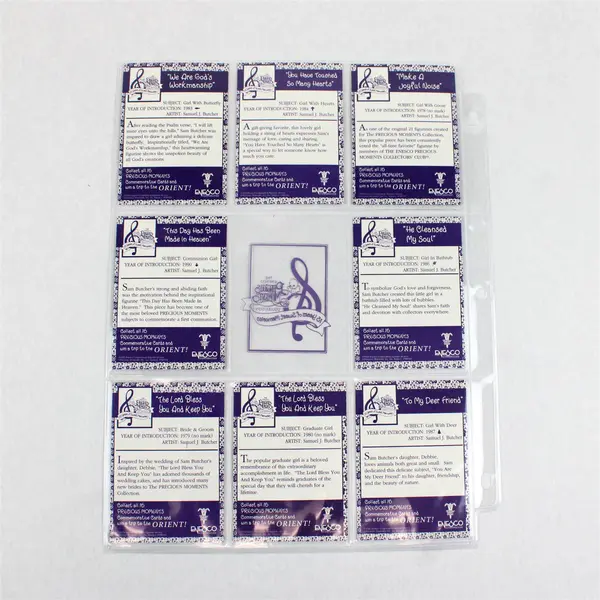 Lot of 9 Complete Precious Moments Trading Card Sets 15 Years Sweet Memories